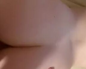 Amateur brunette gets plowed from behind by her college boyfriend POV