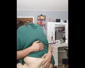 Pawg milf with a fat ass bouncing on cock