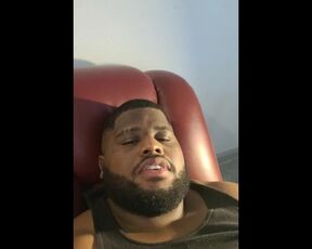 Face while stroking my dick